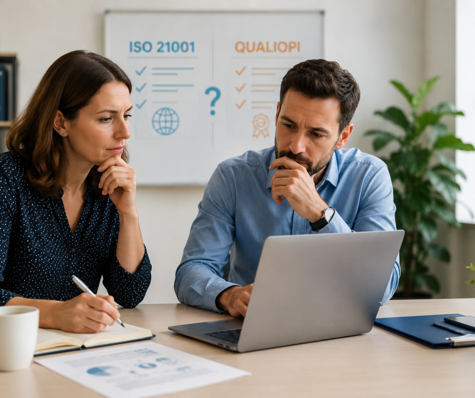 ISO 21001 vs QUALIOPI